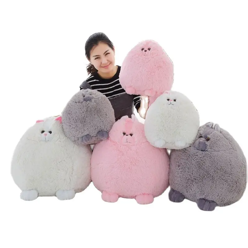 

30cm Fat Fluffy Cats Persian Cat Toys Pembroke Pillow Plush Toys Soft Stuffed Animal Dolls Baby Kids Gifts