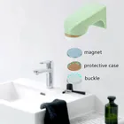 1 шт. магнитный держатель мыла элегантные инструмент Бесплатная нержавеющие губка держатель блюдо держатель мыльница для Ванная комната туалет дома