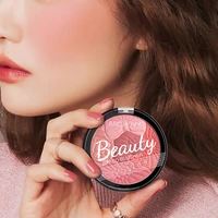 5 color natural face pressed blush makeup baked blush palette face contour shadow cosmetic face shadow press powder blush korean