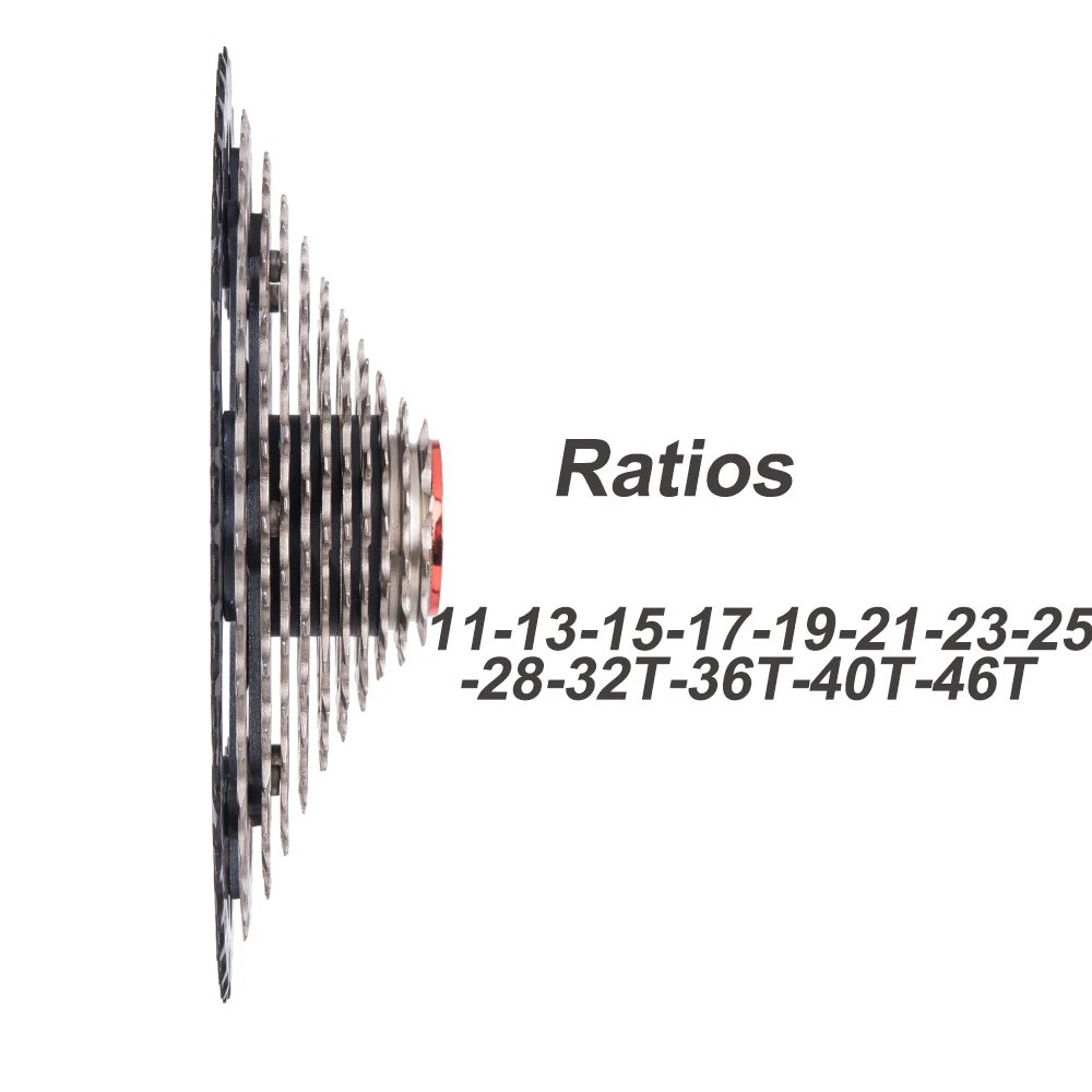 Запчасти для горного велосипеда ZTTO 11 скоростей 46 т кассета 11s свободное колесо в k7