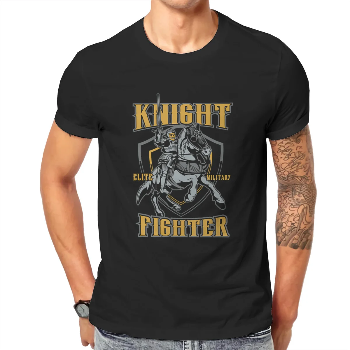 

Anime skull knight T shirt Men T shirt summer T-shirt