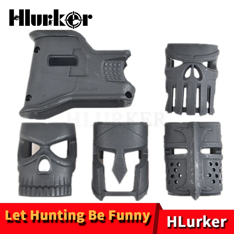 Hlurker MOJO Улучшенная эргономичная рукоятка Magwell MWG с пазами для пальцев Black/Darth