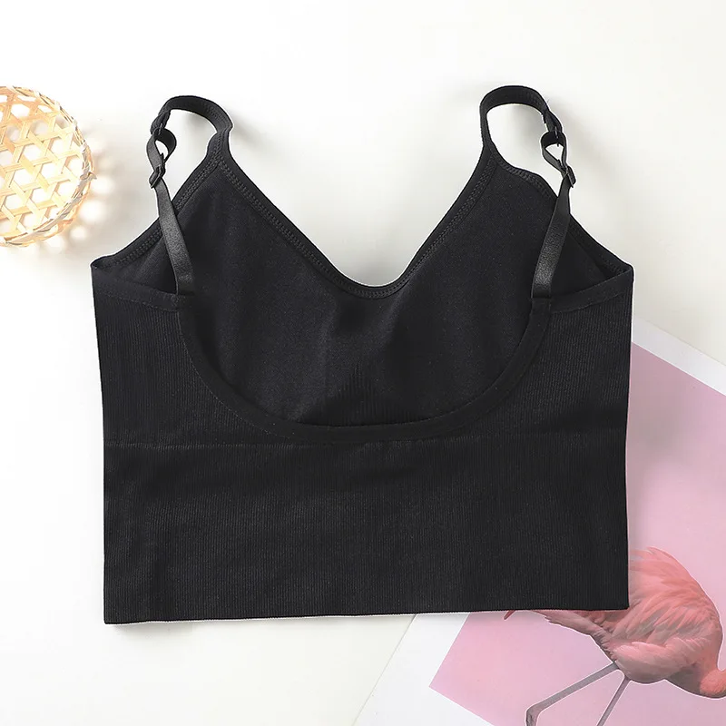 Спортивное нижнее белье VEQKING без ободка регулируемые U-образные красивые топы с