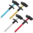 Т-образный рыболовный Съемник крючков 17,3 смдюйма, алюминиевый Съемник крючков, ручная защита, Портативные Инструменты для речной и морской рыбалки