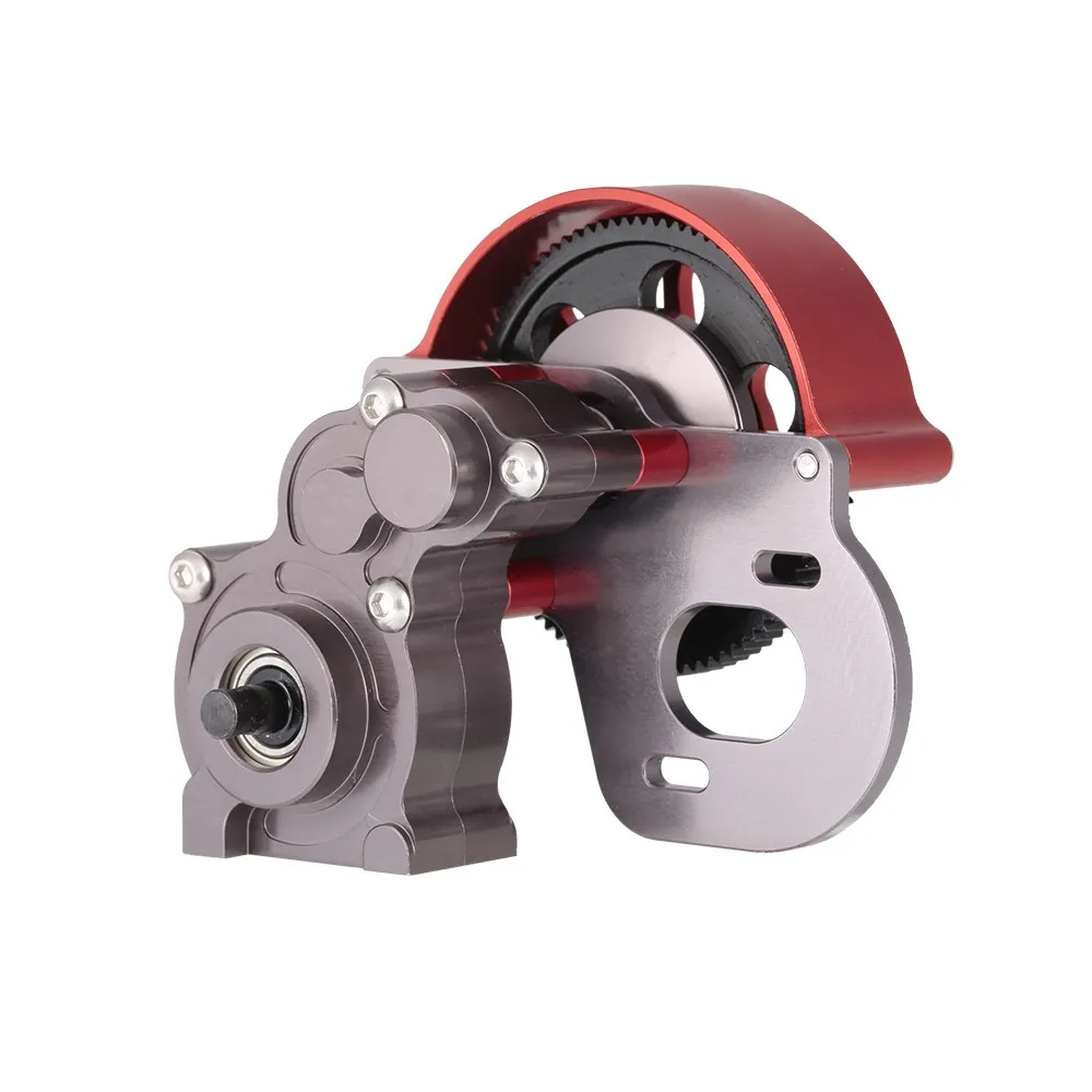 

Aluminum Transmission Gearbox for 1/10 Monster Truck RC Car Crawler AXIAL SCX10 RC4WD REDCAT