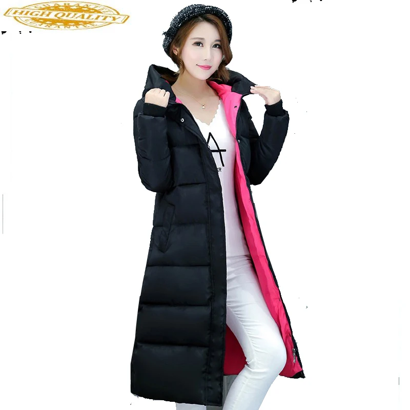 Размера плюс L-4XL Новая модная зимняя стеганая куртка для женщин теплое толстое