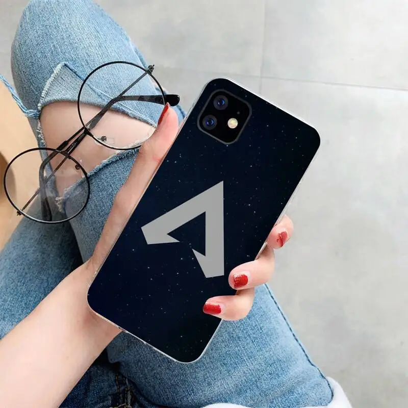 PENGHUWAN Горячая игра Apex легенды крышка черная мягкая чехол для телефона iPhone 11 pro XS MAX