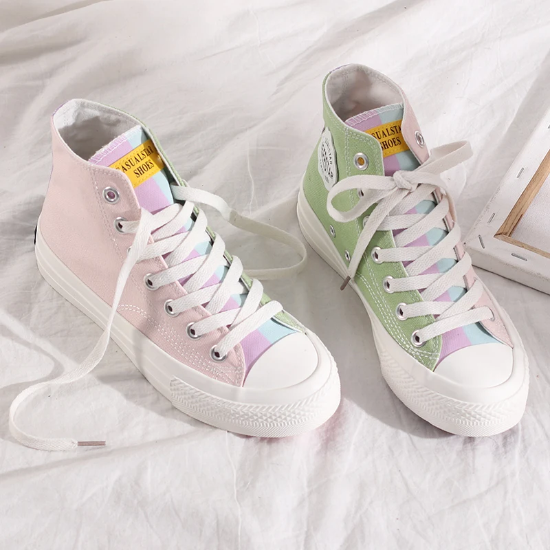 Женские кроссовки Парусиновая обувь Сезон весна Тренд 2020 года Повседневные на