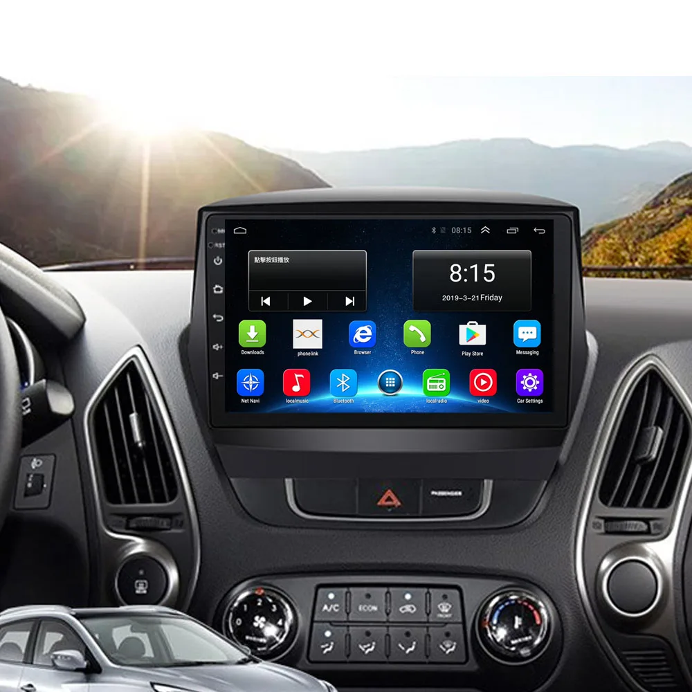 4G LTE Android 8 1 для HYUNDAI TUCSON IX35 2012 2013 2014 2015 Мультимедиа стерео автомобильный dvd-плеер