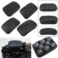 motorcycle suction cup seat cushion rear pillion passenger pad fit for for harley dyna sportster softail touring xl 883 1200