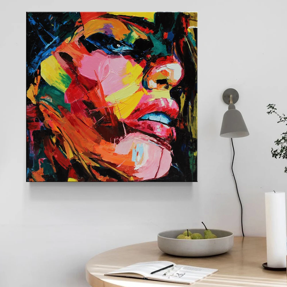 Современные настенные художественные сексуальные красные губы горячие женские