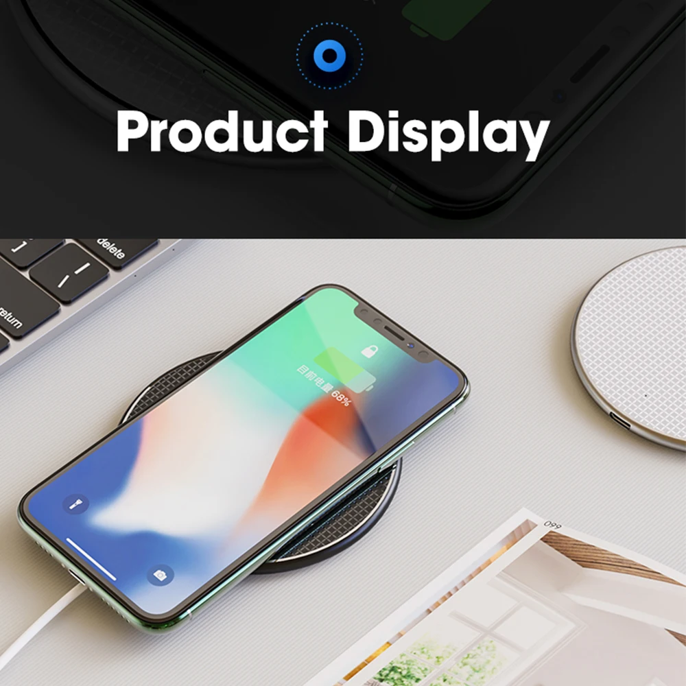 QI Charging Power Wireless Charger For Samsung Galaxy Note 20 Ultra 5G 10 Fold 2 Flip 3 S21 Plus Charge Pad Case Phone Accessory | Мобильные