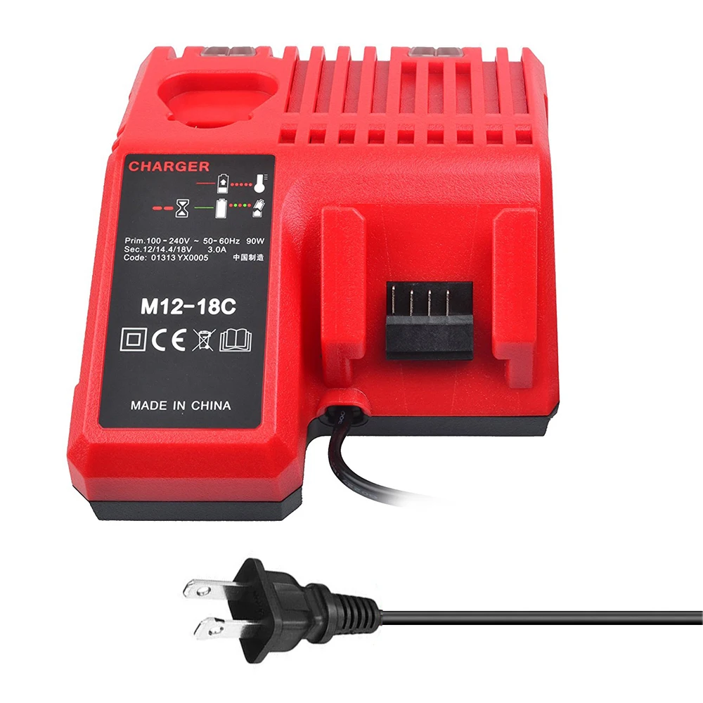 M12 18C Li Ion батареи зарядные устройства для Milwaukees 12 V 14 4 18V C1418C 48 11 1815/1828/1840 M18 M14