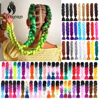 jumbo braid hair extensions green synthetic braiding hair 24 inch afro blue pink purple blonde ombre hair for braids alororo
