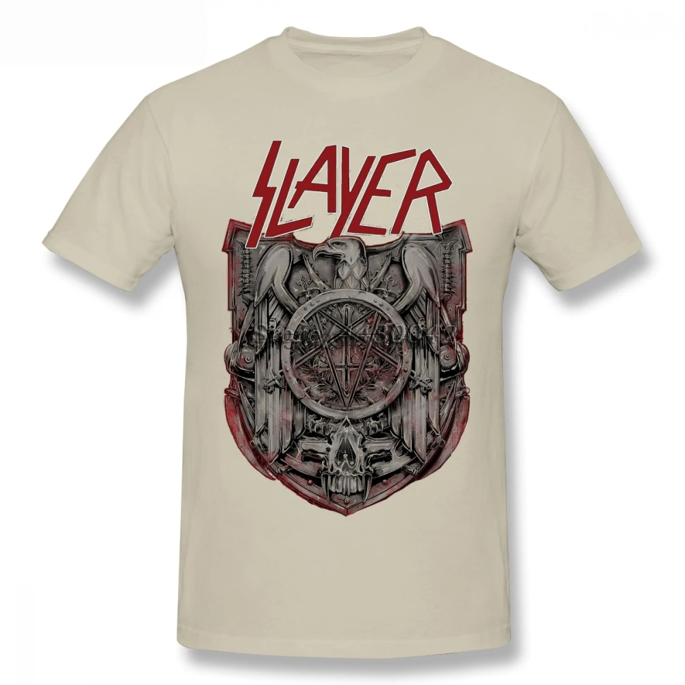 Группа Slayer футболка из тяжелого металла для мужчин дропшиппинг Лето короткий