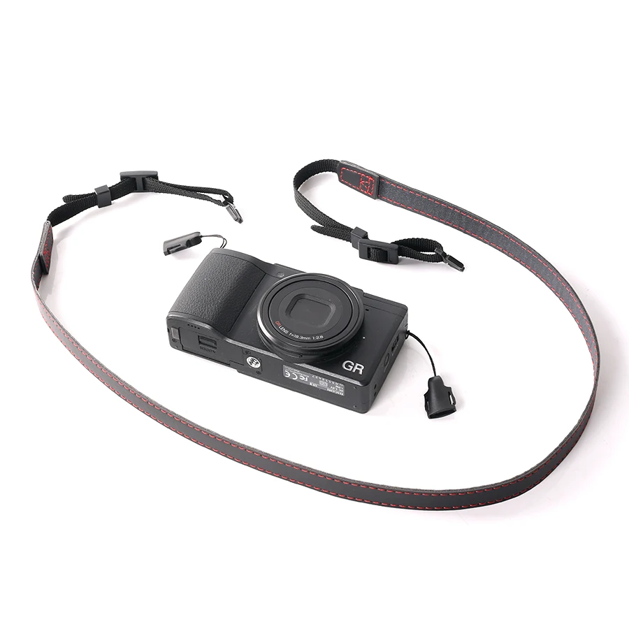 Тонкий кожаный ремешок на шею и плечо для камеры Canon Sony FUJIFILM FUJI Nikon Olympus Panasonic Leica DSLR