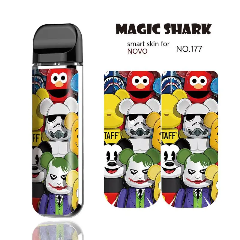 Ударопрочный чехол Magic Shark Cat Woman Devil Pikachu для Smok Novo наклейка пленка 176-185 | Мобильные