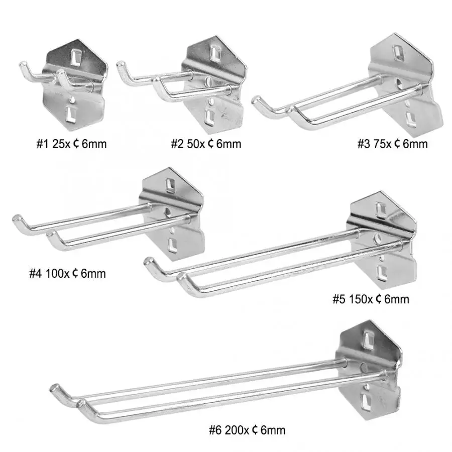 5 шт. аппаратный инструмент Стеллаж для хранения Pegboard крюк настенный гаражный
