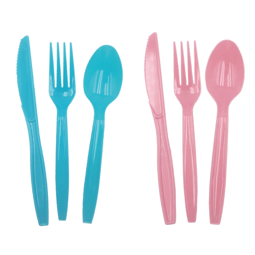 Мальчик или девочка Пол раскрыть латексных воздушных шаров с одноразовой посуды