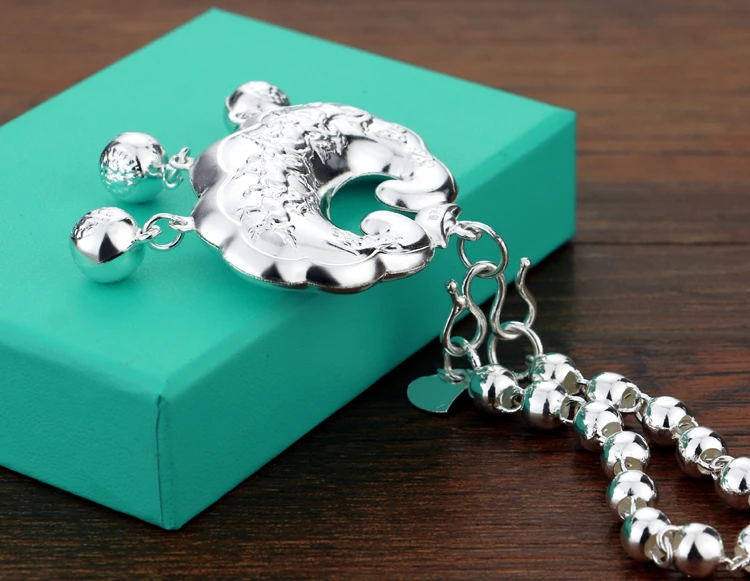 Ожерелье из стерлингового серебра для женщин Женское ожерелье 925 пробы Модный