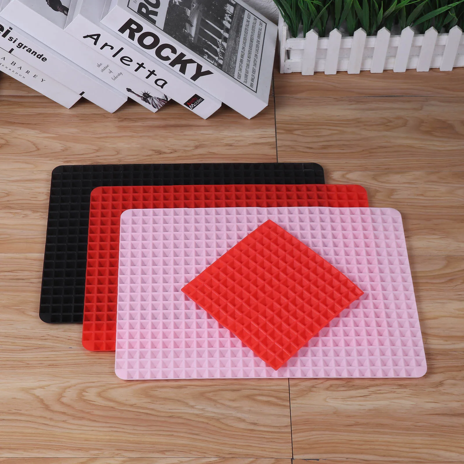 Прочный антипригарный силиконовый коврик для кухни духовки выпечки кухонный поднос антипригарные