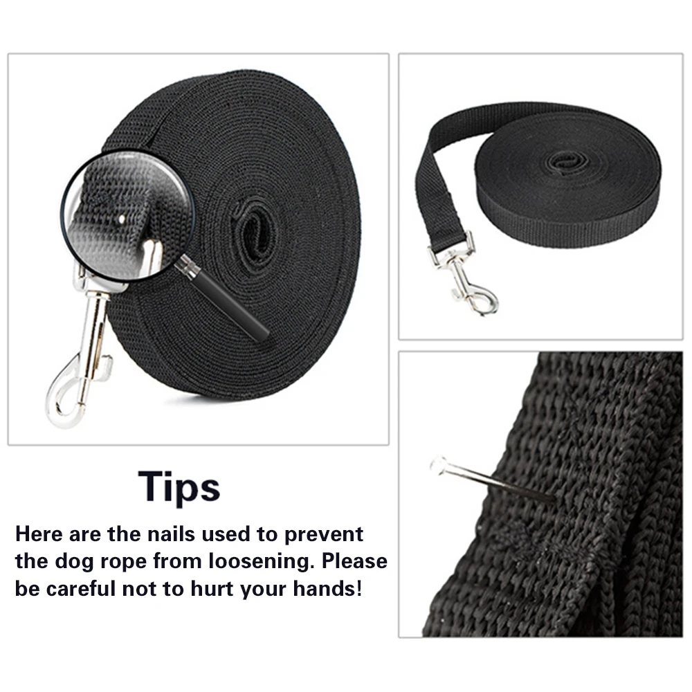 Нейлоновый Поводок для собак тренировочный поводок бега собаки 3 м 6 9 10 15 20 30 50