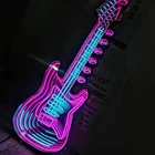 Индивидуальная неоновая вывеска на заказ светодиодный ная неоновая подсветка, многослойное зеркало, гладкая иерархическая подходящая для бара, ночного клуба, коммерческого декора