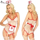 Эротический женский костюм медсестры, эротический костюм размера плюс экзотической одежды