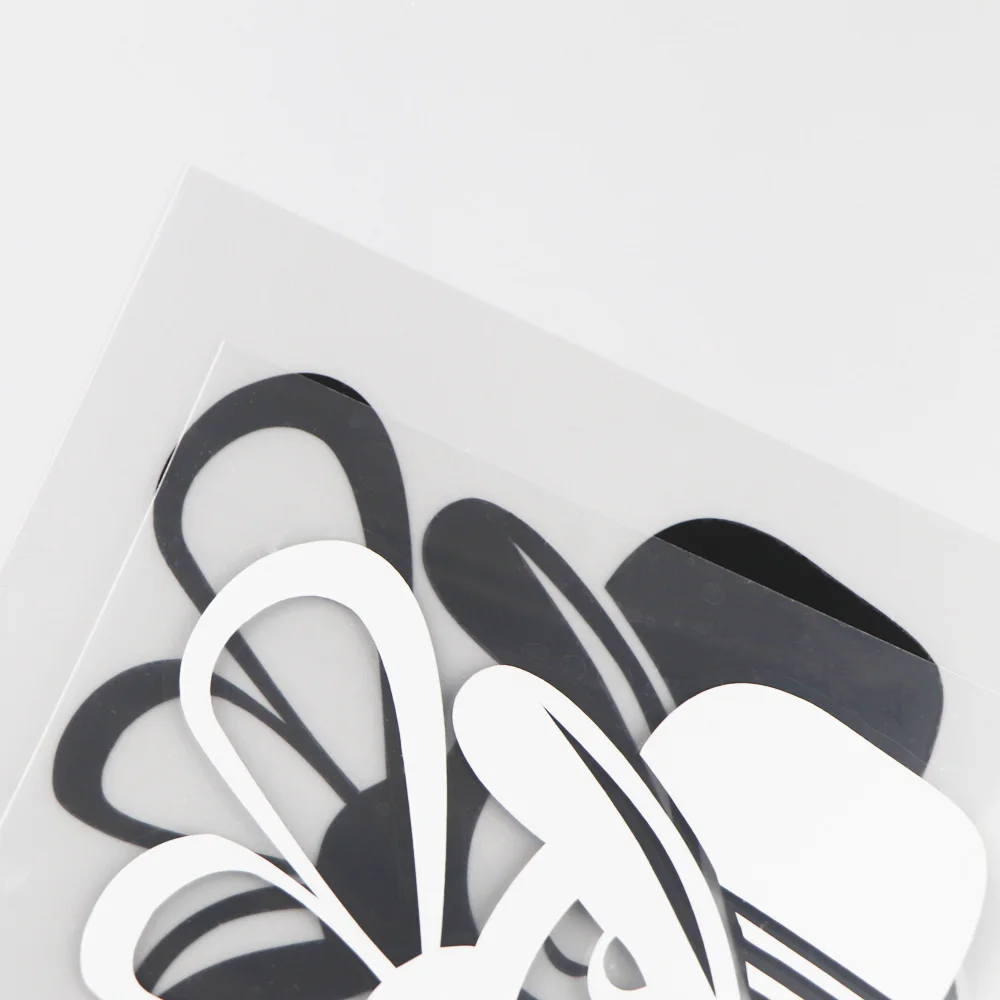 

YOJA 12.712.8CM Vinyl Honeybee Pattern Cartoon Animals Decal Car Stickers Black/Silver 19C-0170