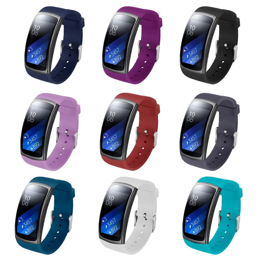 EiEuuk Мягкий Силиконовый Браслет Ремни Спортивные Смарт для Samsung Gear Fit 2 Pro и