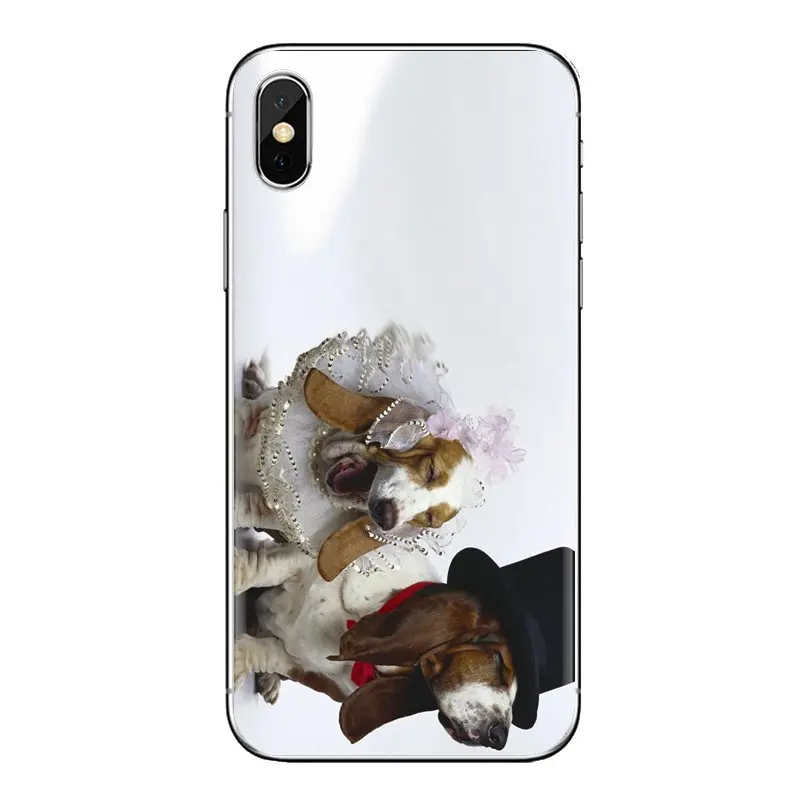 For Huawei Honor 7X V10 6C V9 6A Play 9 Mate 10 Pro Y7 Y5 P8 P10 Lite Plus GR5 2017 Basset Hound dog art portraits Silicone Case |