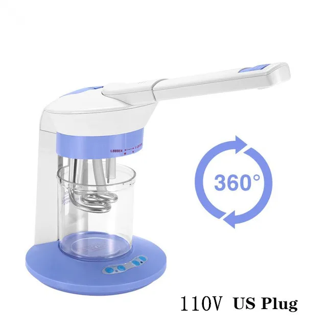 Золотой Pro 2In1 Facial Thermal Steamer Salon Spa Mask Ozone Aroma Steaming Ion Sprayer Acne Removal Mist Spray Skin Care Beauty Machine - Цвет: Золотой