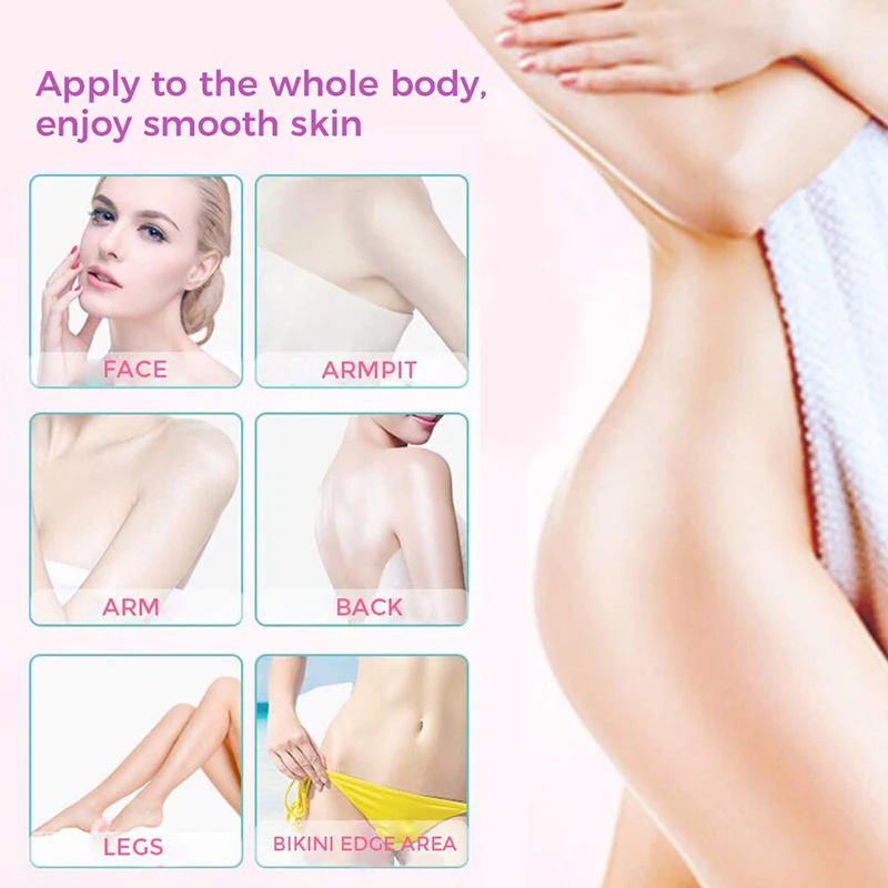 Воск твердый без полосок для удаления волос воск с бусинами тела бровей бикини