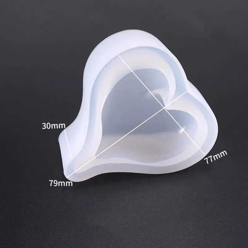 

Silicone Mold Heart Shape DIY Jewelry Making Epoxy Resin Molds Handmade Decoration Pendant Ornaments Accessories S/M/L