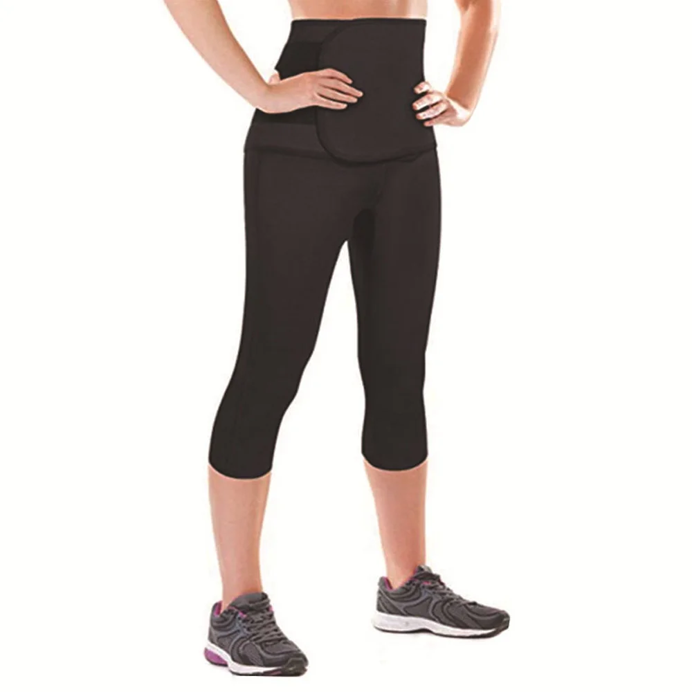 

Sweat Sauna Pants Body Shaper Weight Loss Slimming Pants Women's Waist Trainer Tummy Hot Thermo Sweat Leggings Fitness Workout