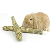 1 pcs small animals hamster rabbit bite grind teeth toys straw woven carrot chinchilla bunny bite resistant cleaning teeth toy