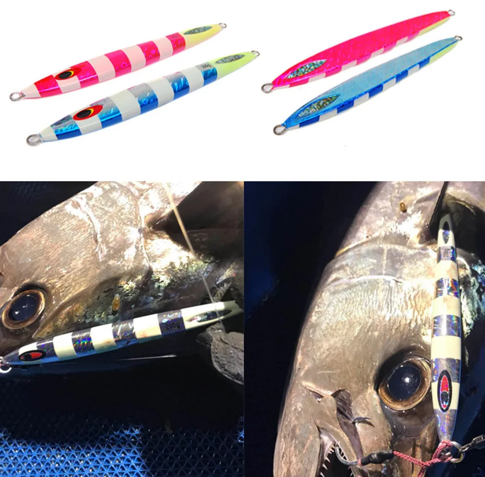5 шт. рыболовная приманка Зебра 150/200/300/400 г|spoon bait|deep sea jiggingslow jig |