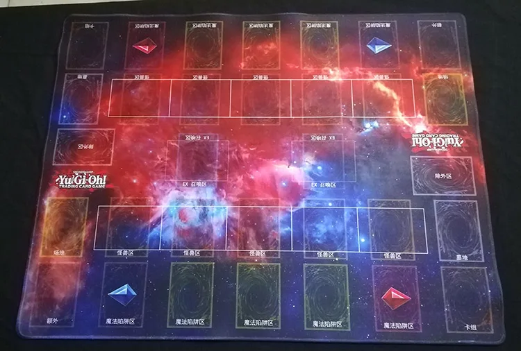 DIY Yugioh прыгающий игровой коврик для настольных игр на заказ с изображением темной