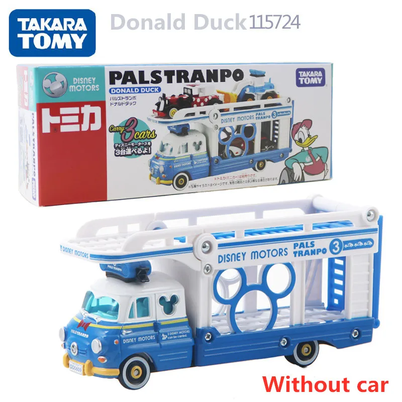 

TAKARA TOMY Tomica Dream Series Mickey Mouse Donald Duck Transporter Truck Metal Diecast Alloy Model Toys Kids Gifts