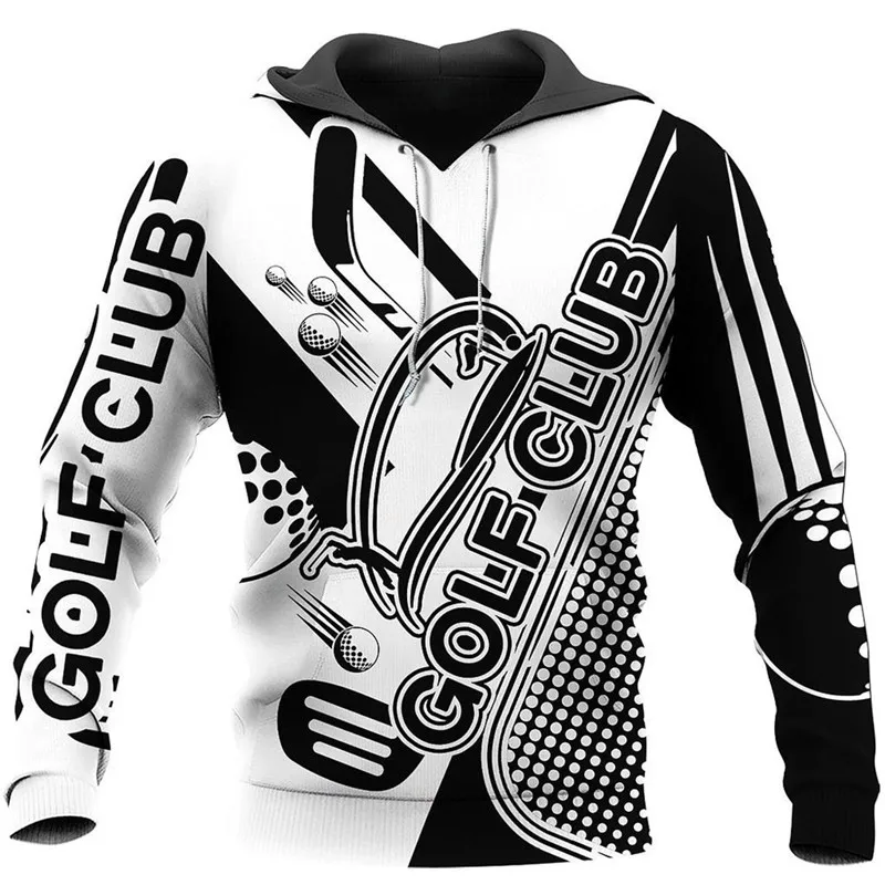 

New golf club 3D full print men's / women's hat / felt / zipper jacket