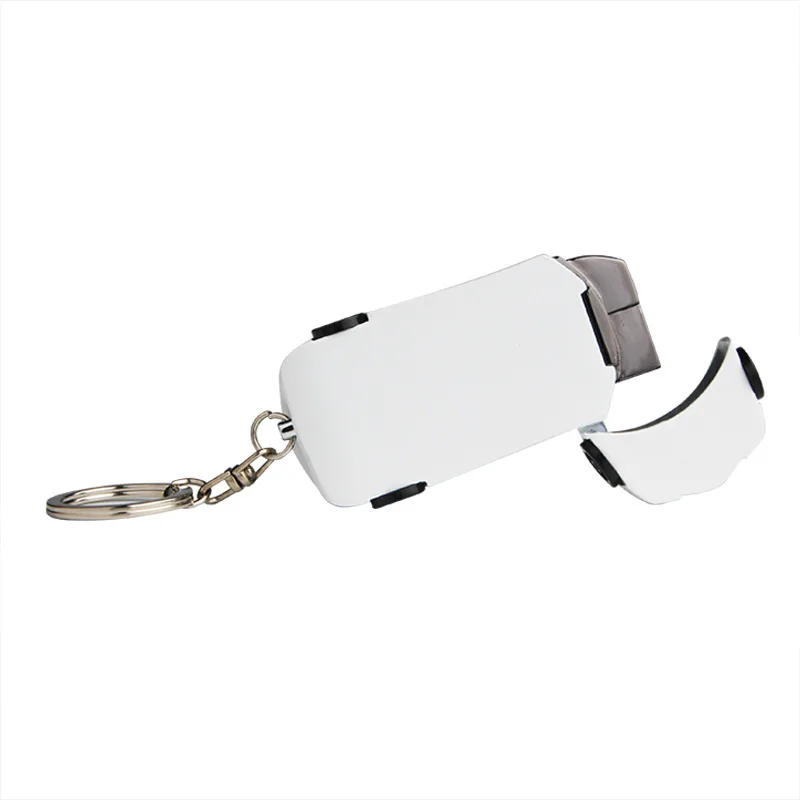 Креативная Бутановая газовая зажигалка ветрозащитная Автомобильная с брелоком