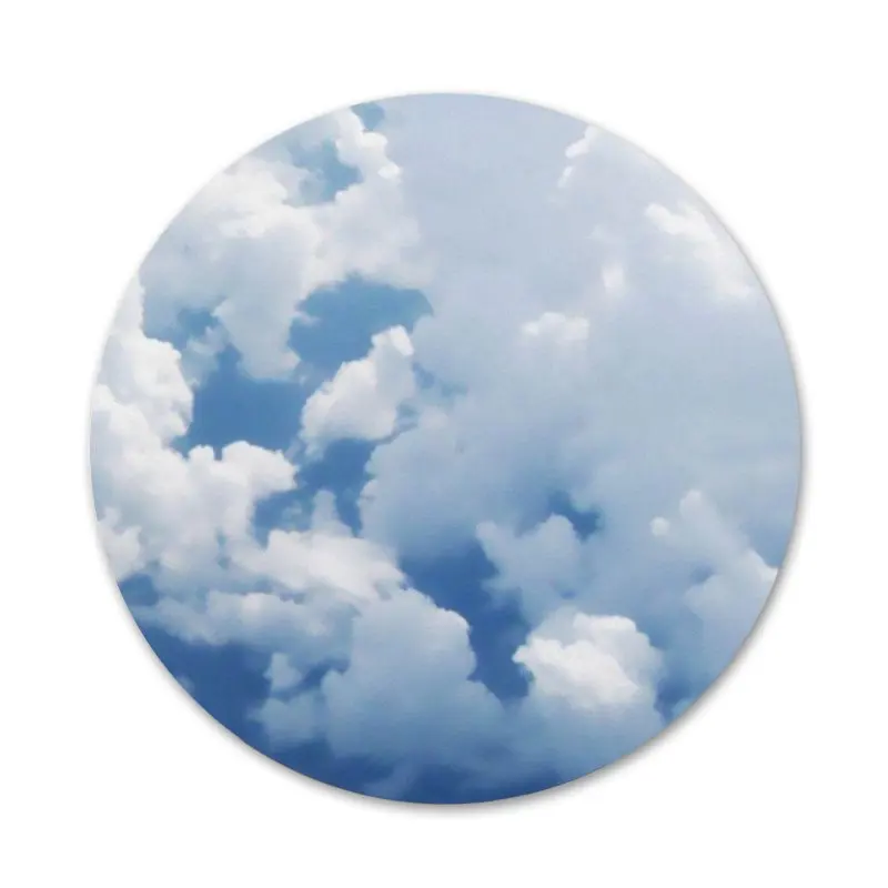 58 мм Белое Облако значок брошь заколка аксессуары для одежды рюкзак украшения