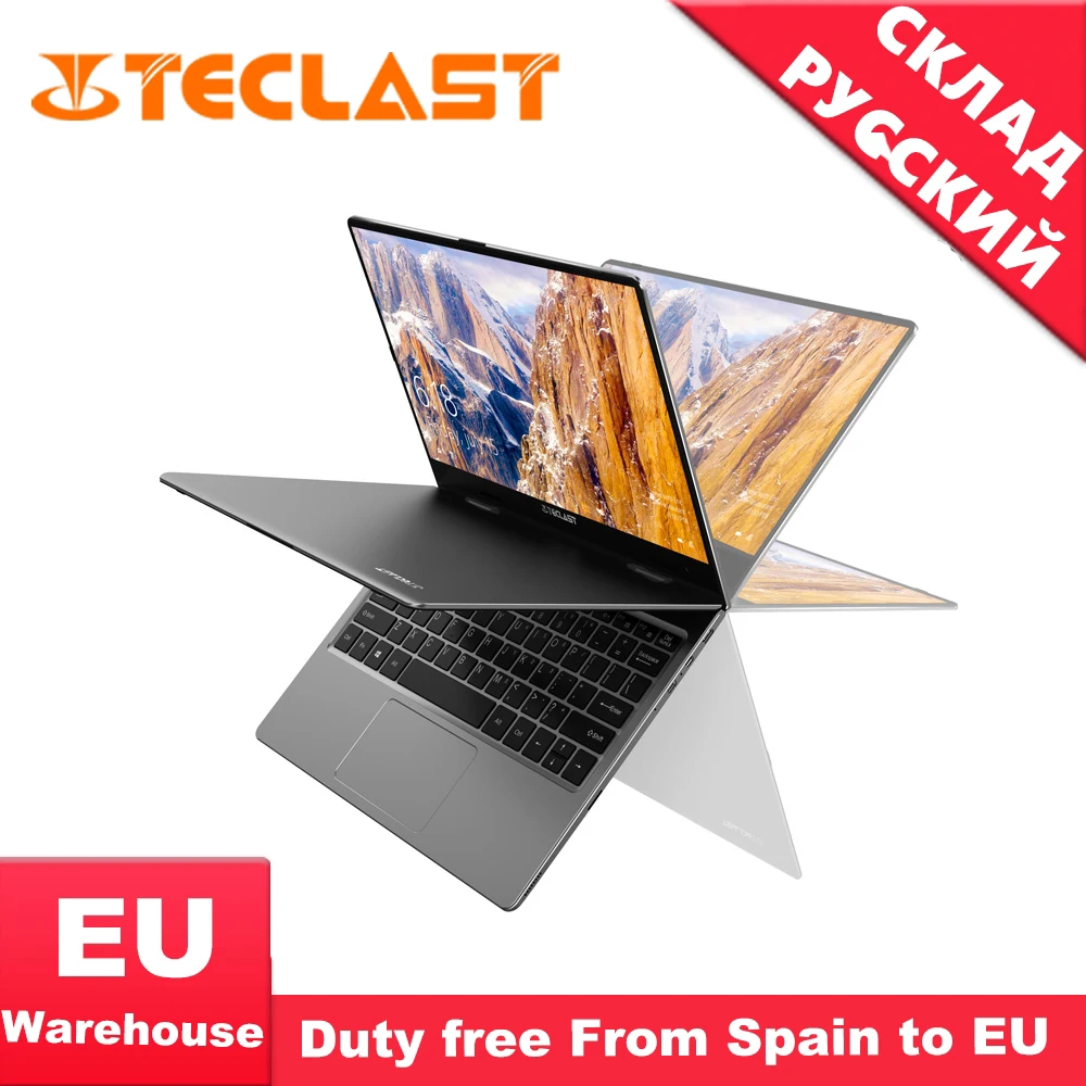 Teclast F5 ноутбук с 5 дюймовым дисплеем четырёхъядерным процессором Intel Gemini Lake N4100 ОЗУ