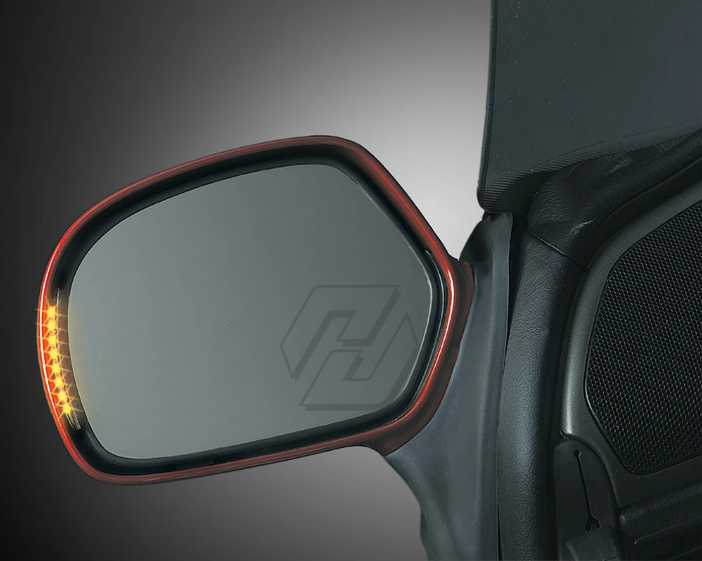 Чехол для мотоциклетного зеркала заднего вида с поворотником и светодиодной