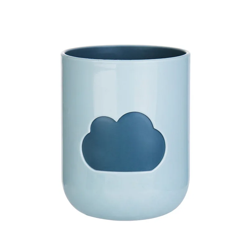 

Eco-friendly cloud gargle cup couple toothbrush cup tooth cylinder cup household water cup wash cup mouthwash cup