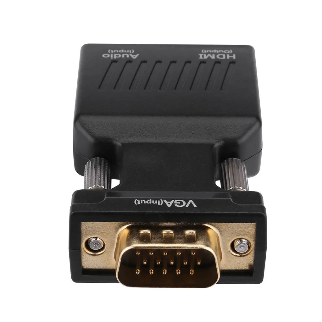 Ouhaobin VGA к HDMI адаптер видео аудио конвертер с USB 3 5 мм кабель кабелем | Электроника
