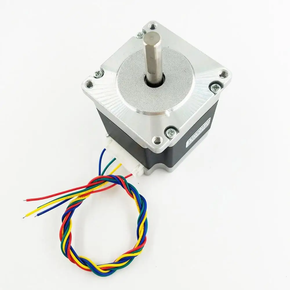 23HS5628 4-lead Nema 23 Stepper Motor 2.8A With 6.35mm Shaft CNC Laser Grind Foam Plasma Cut | Обустройство дома