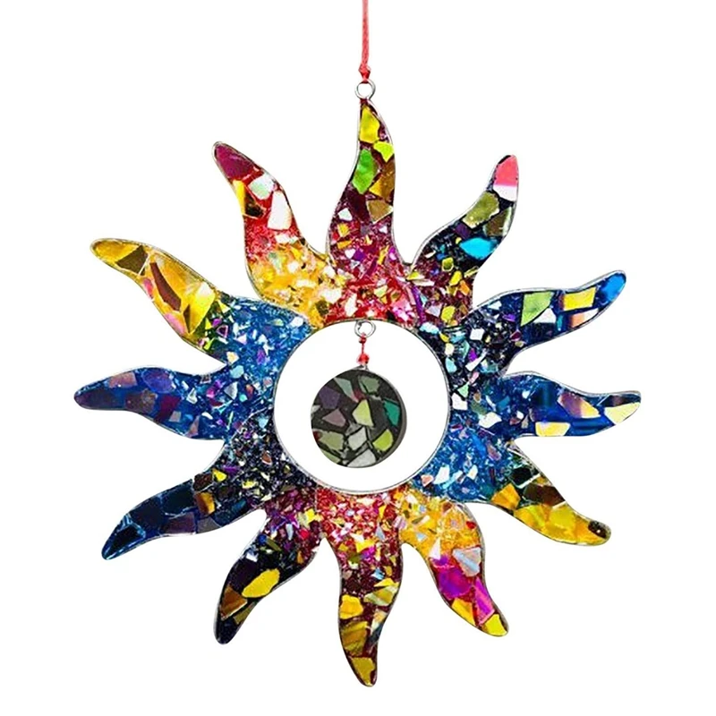 

Акриловое Радужное украшение от солнца, подвеска для окна, Декоративное подвесное украшение для дома, сада, патио, двора, настенное художест...