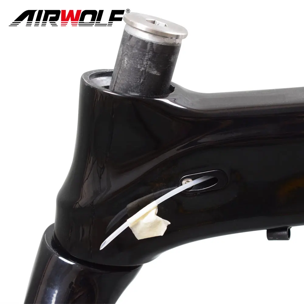 Airwolf углеродное волокно Складная велосипедная Рама для детей/женщин городской