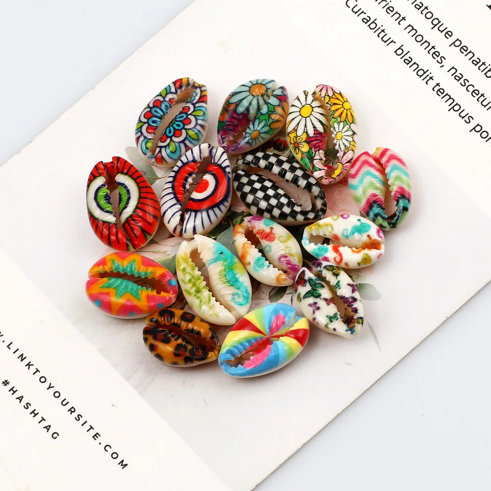 10 шт. ракушки из ракушек разных цветов |